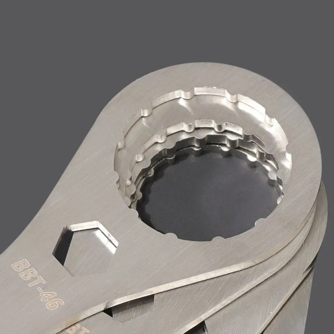 LEBYCLE Bicycle BB Bottom Brackets Wrench 50mm Bike Sprocket Wheel T47  Repair Tool Spanner