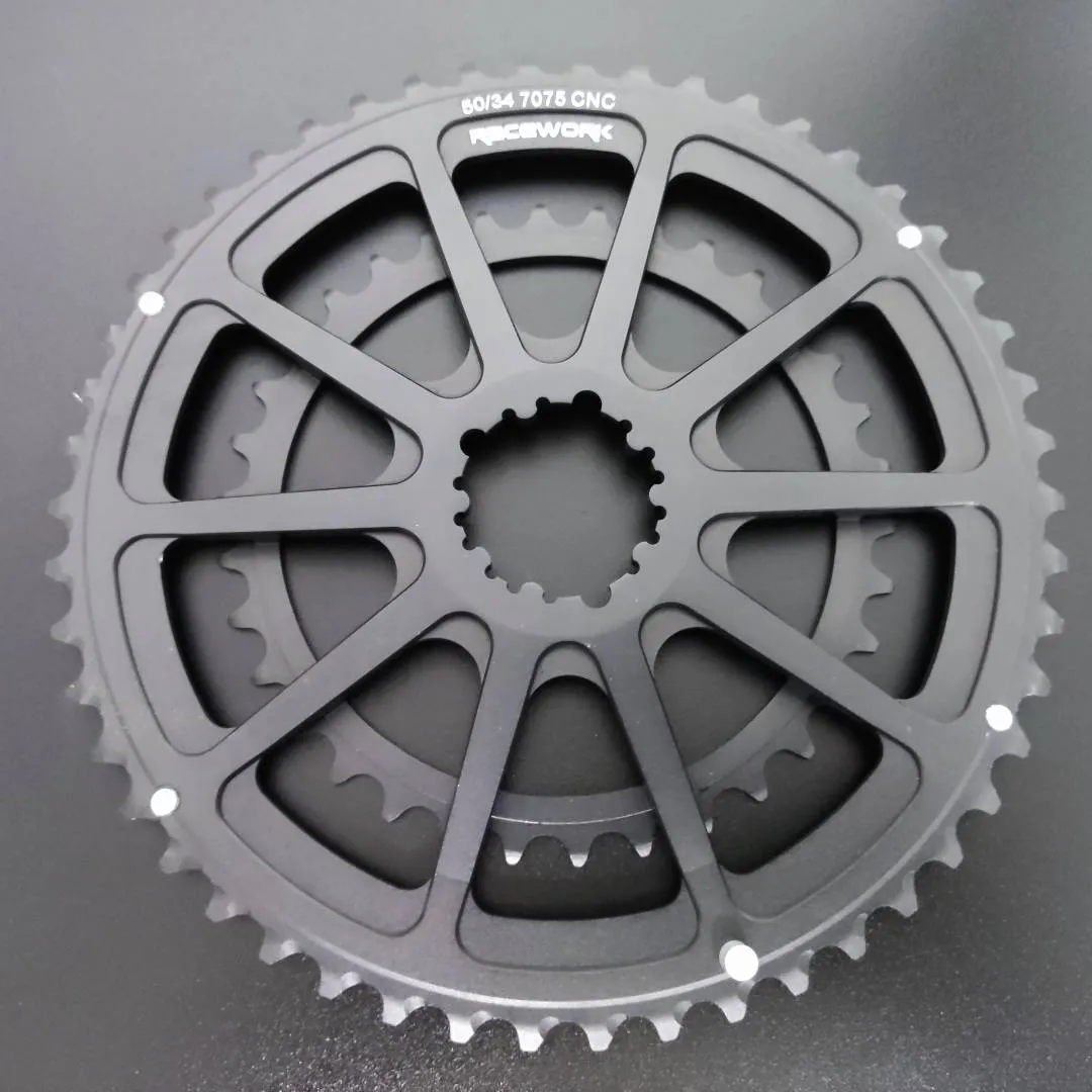 Racework CNC 50/34t 10/ 11 Speed Chainring