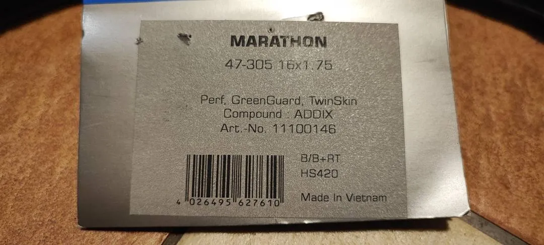 Schwalbe Marathon 47-305 (16"x1.75") Tyres