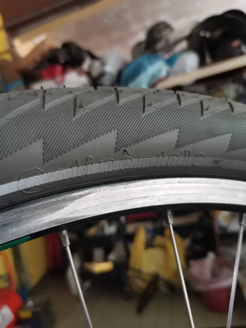 (SOLD) Wheelset - Araya with continental tire (SOLD)