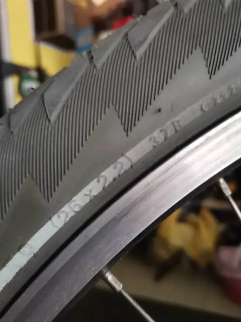 (SOLD) Wheelset - Araya with continental tire (SOLD)