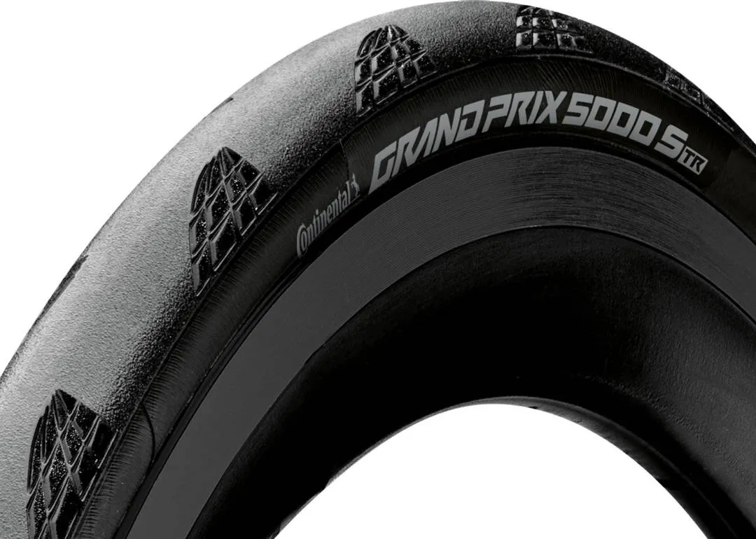 2023 Continental Grand Prix 5000 S TR Folding Tire - 32c -62 - Black Tubeless Original