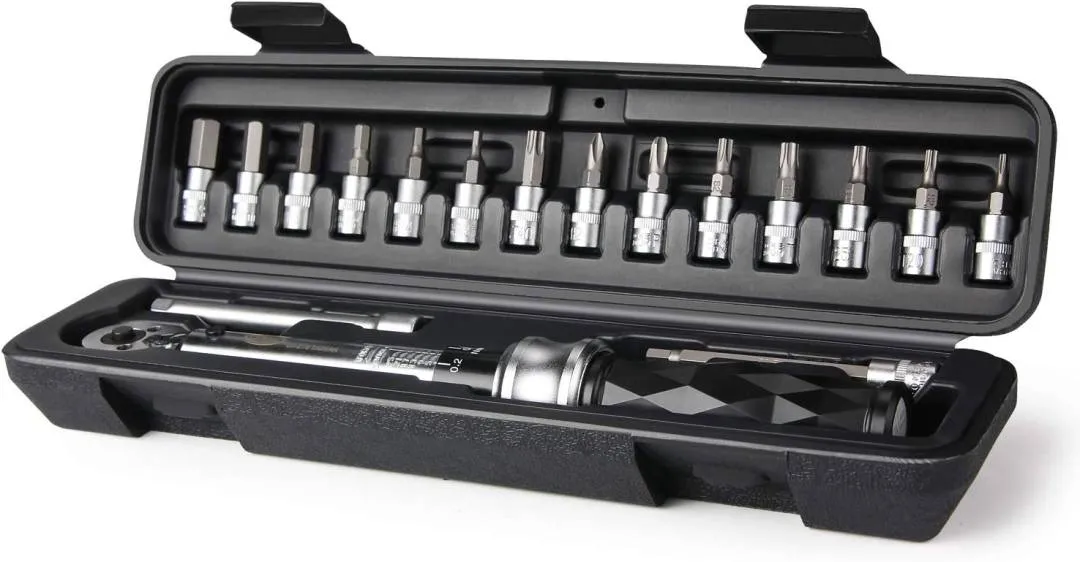 BIKEHAND Bicycle MTB Repair Tool Kit Bike Torque Wrench Allen Key Tool Socket Spanner Set Kit