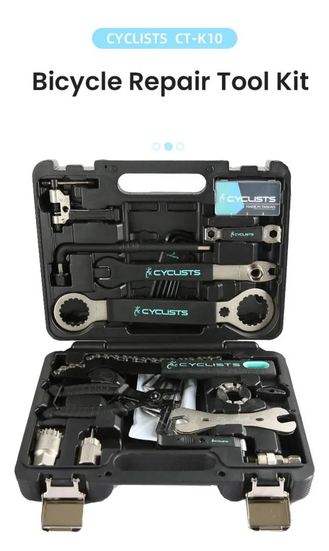 CYCLISTS 2023 18 In 1 Professional Bicycle Tools For Mountain Road Bike Chain Pedal BB Wrench Hex