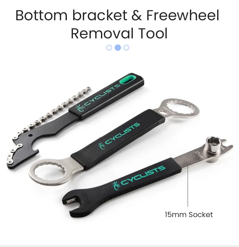 CYCLISTS 2023 18 In 1 Professional Bicycle Tools For Mountain Road Bike Chain Pedal BB Wrench Hex