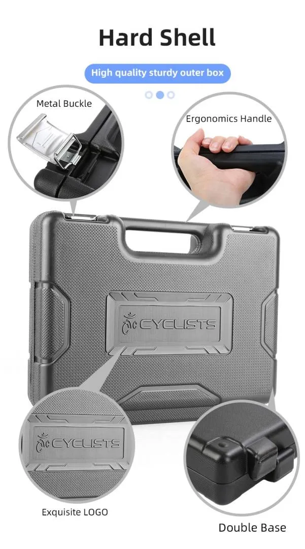 CYCLISTS 2023 18 In 1 Professional Bicycle Tools For Mountain Road Bike Chain Pedal BB Wrench Hex