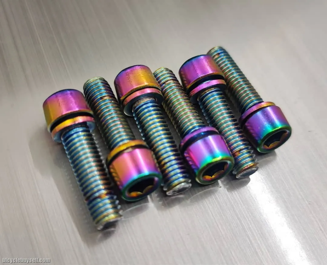 Cycling MTB RB Titanium Screw 5x18mm Stem 1 box = 6 pcs
