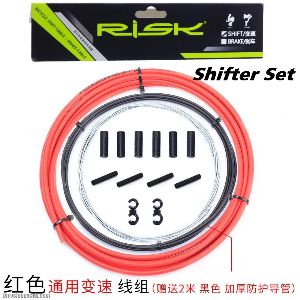 Risk Shifter Cable Housing Set for MTB Bicycle Brake Housing Hydraulic Disc Brake Jagwire Cable