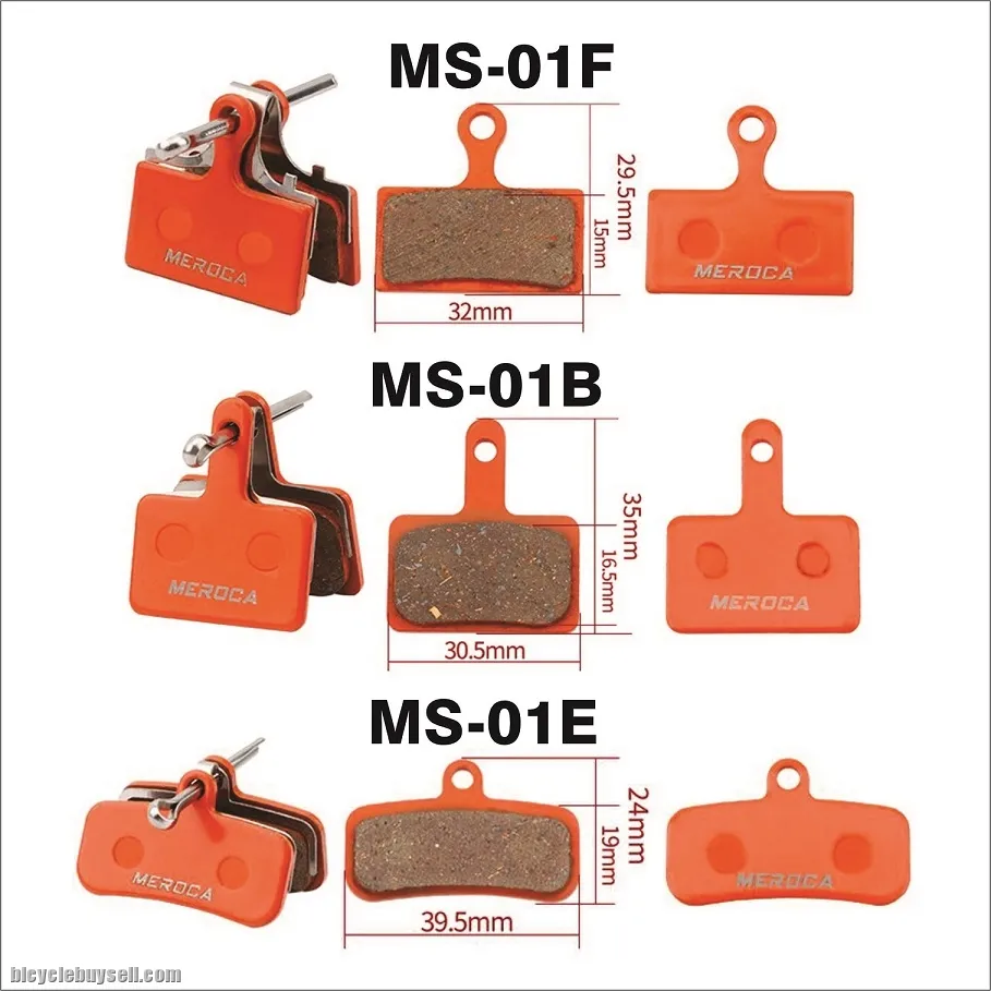 Brake Pad Resin Bicycle MEROCA MTB Mountain Bike M355 M375 M6755 Brake Pads Cycling Basikal