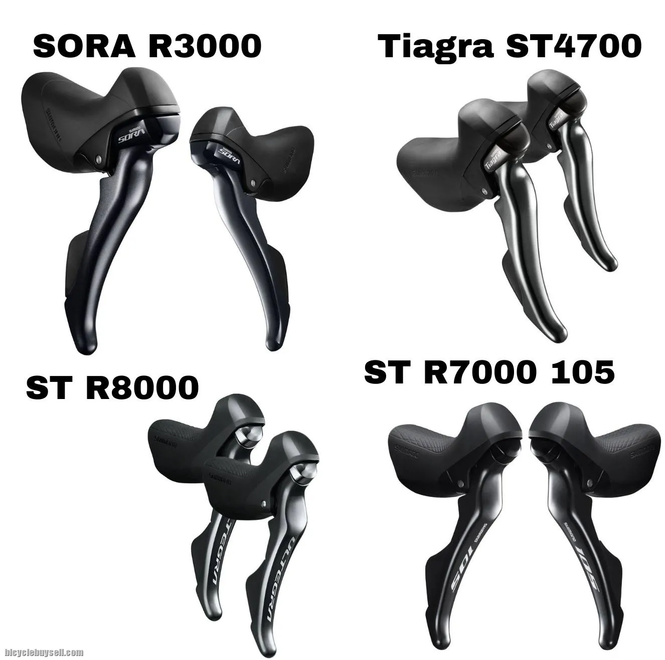 SHIMANO shifters Ultegra 105 Tiagra SORA R8000 R7000 4700 R3000 Shimano Shifter