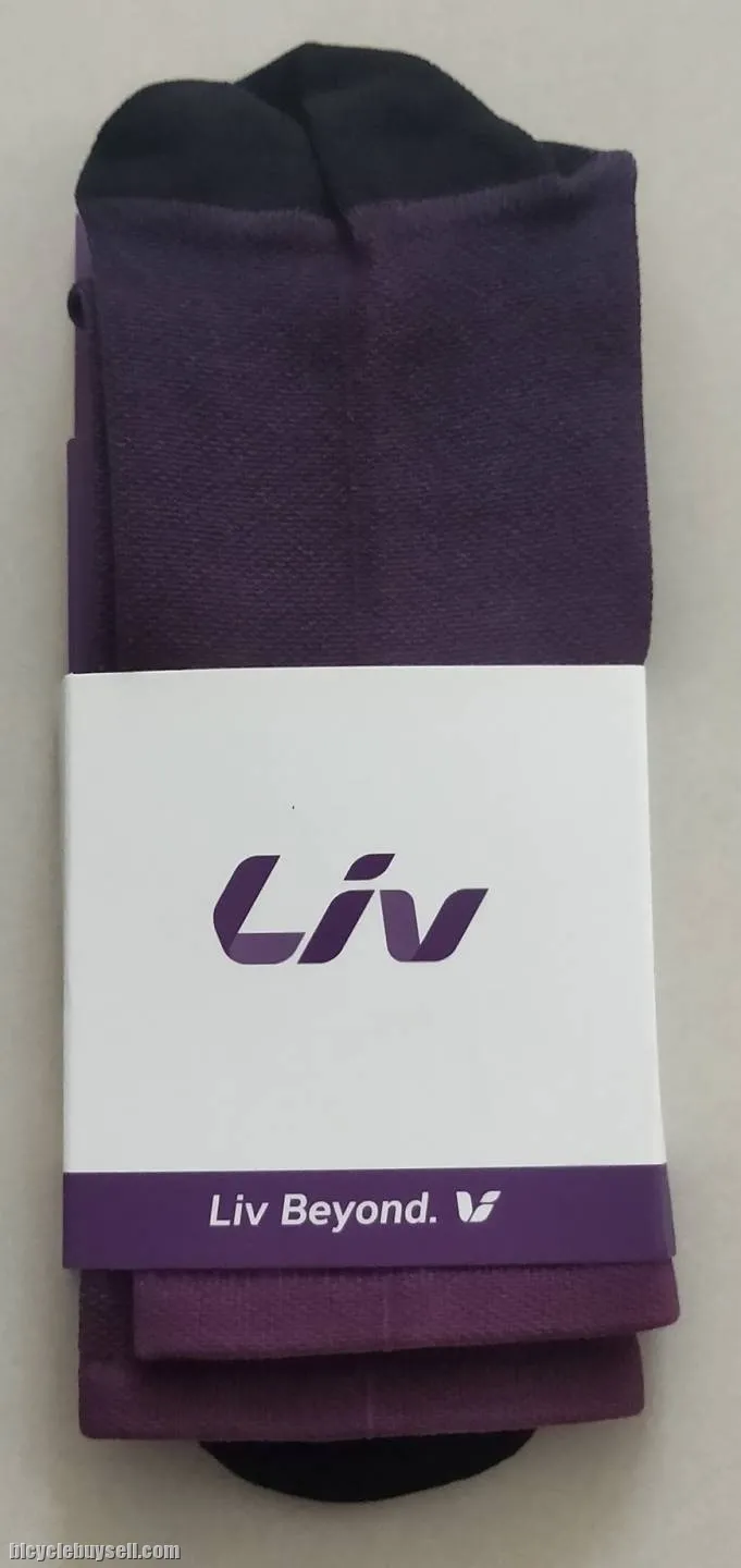 Liv World Racing Team Socks professional edition purple calf length