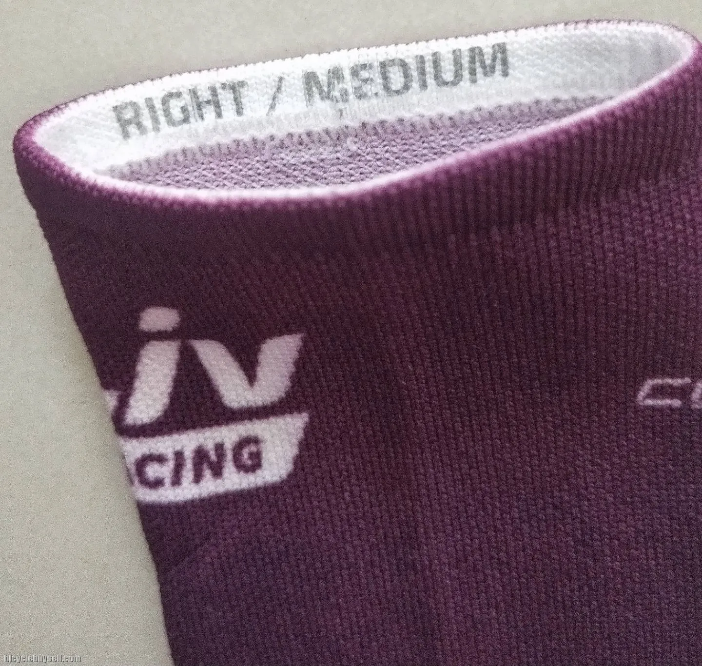 Liv World Racing Team Socks professional edition purple calf length