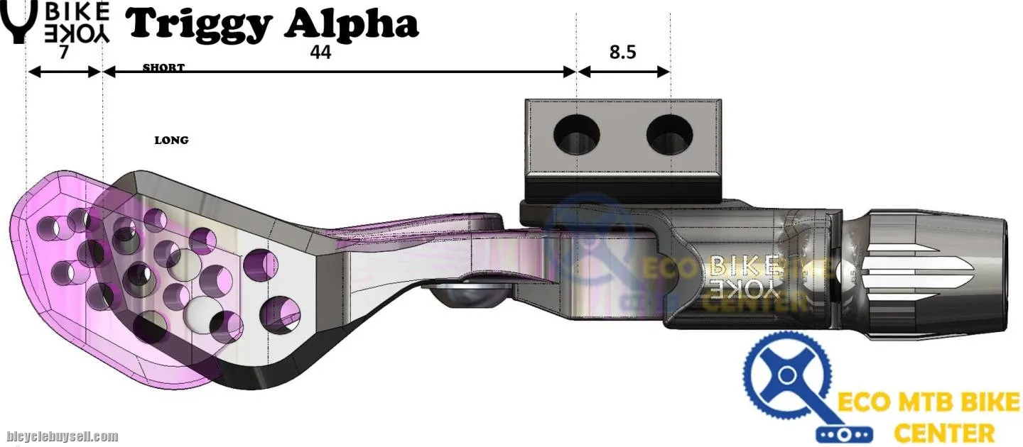 BIKE YOKE Dropper Seatpost Remote Triggy Alpha
