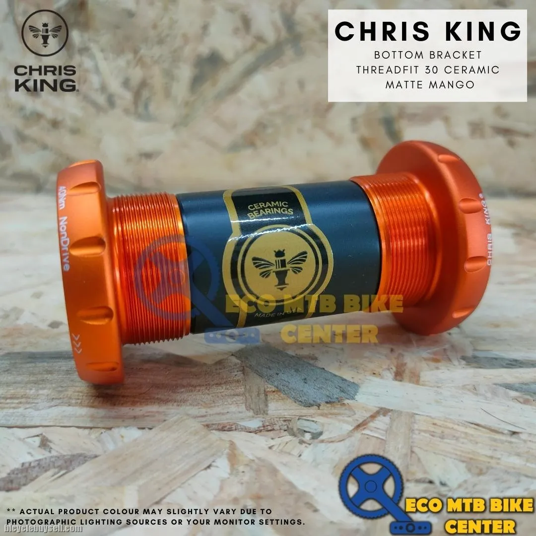 CHRIS KING Bottom Brackets Threadfit 24mm / 30mm Ceramic (without Fit Kit)