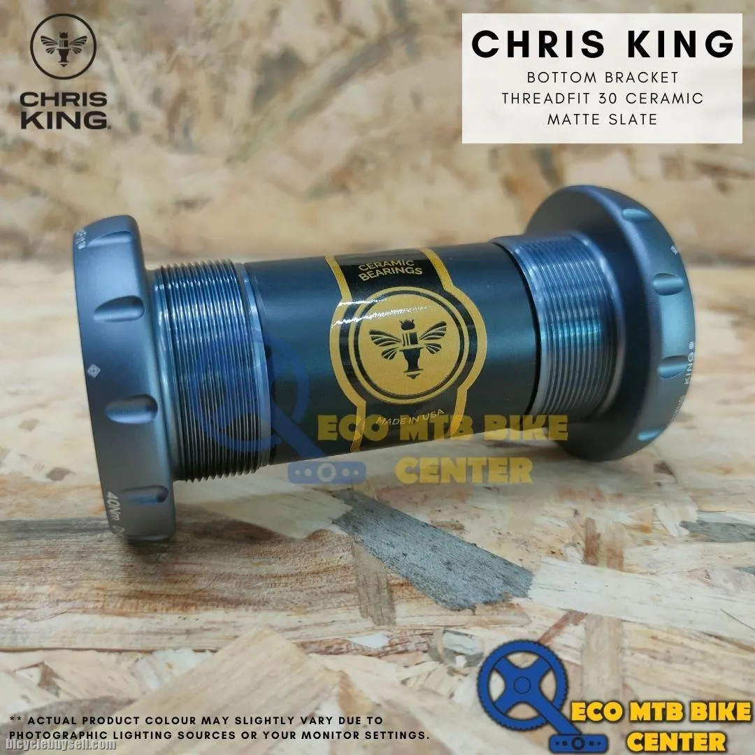 CHRIS KING Bottom Brackets Threadfit 24mm / 30mm Ceramic (without Fit Kit)