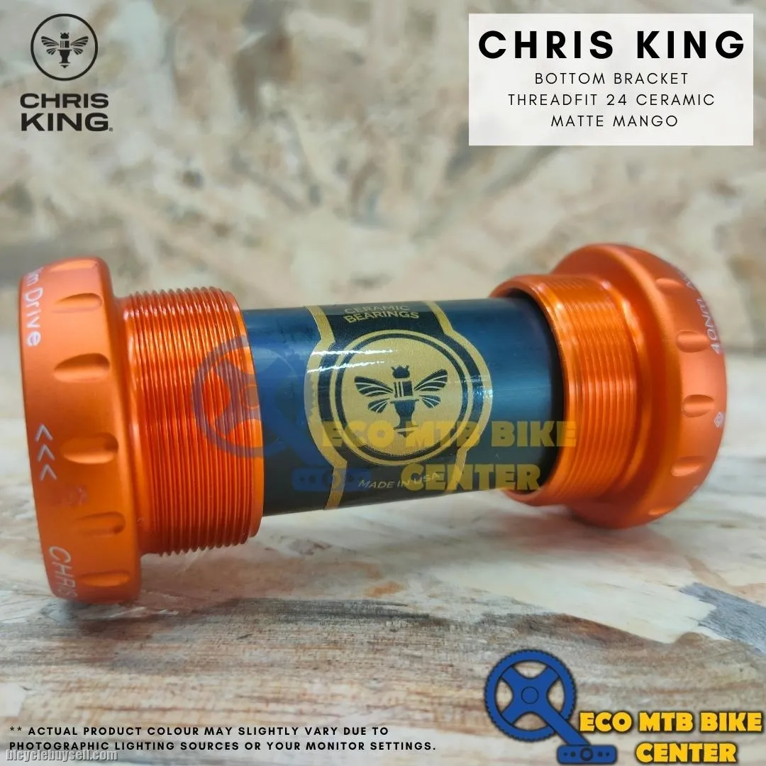 CHRIS KING Bottom Brackets Threadfit 24mm / 30mm Ceramic (without Fit Kit)