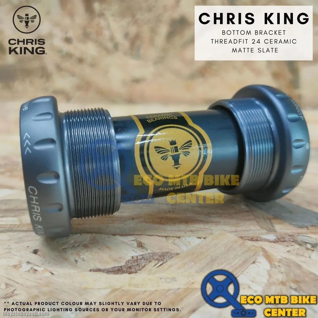 CHRIS KING Bottom Brackets Threadfit 24mm / 30mm Ceramic (without Fit Kit)