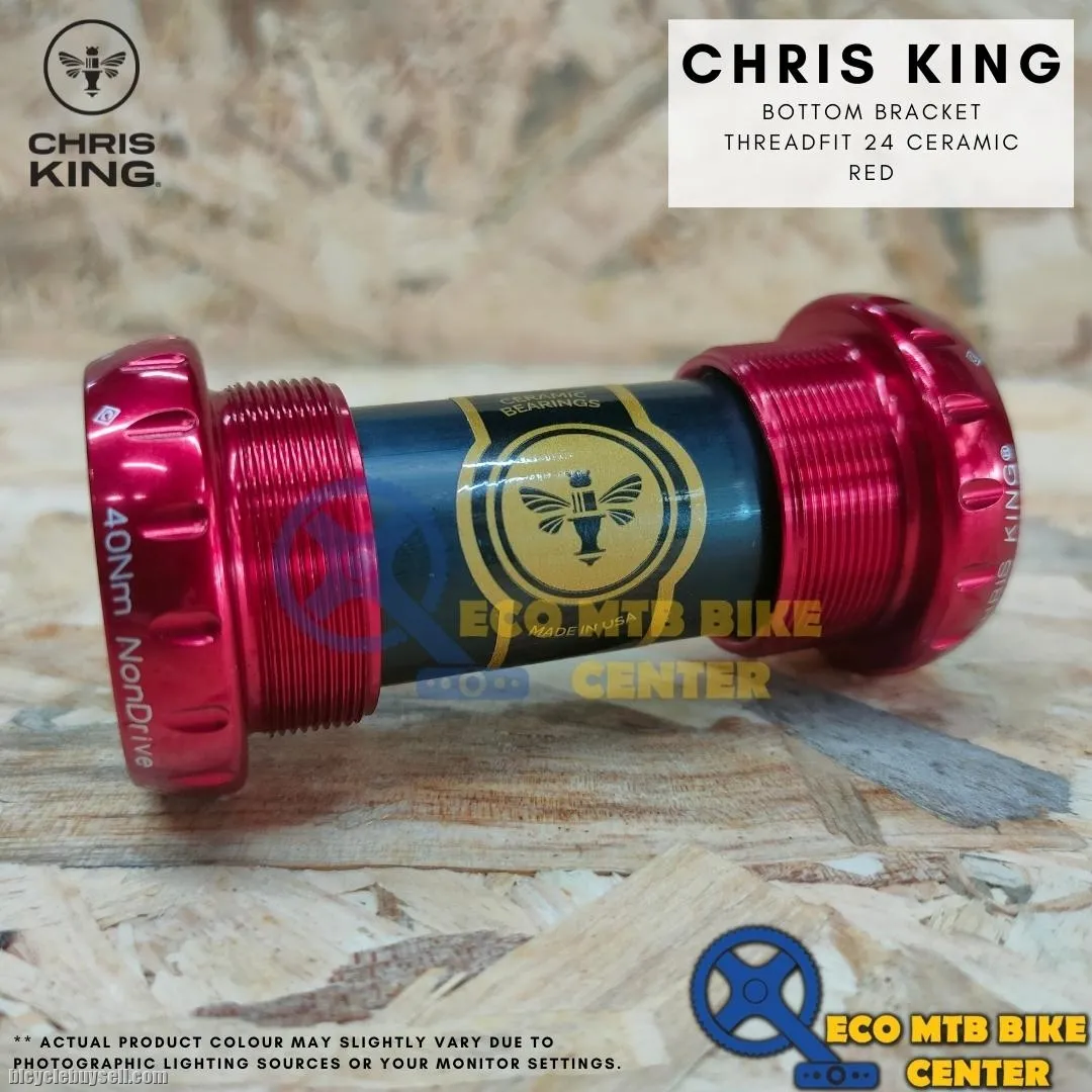 CHRIS KING Bottom Brackets Threadfit 24mm / 30mm Ceramic (without Fit Kit)