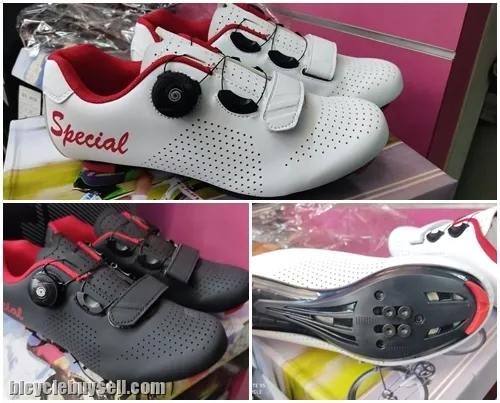 SPEED RB CYCLING SHOES SMALL SIZES WHITE BLACK RED