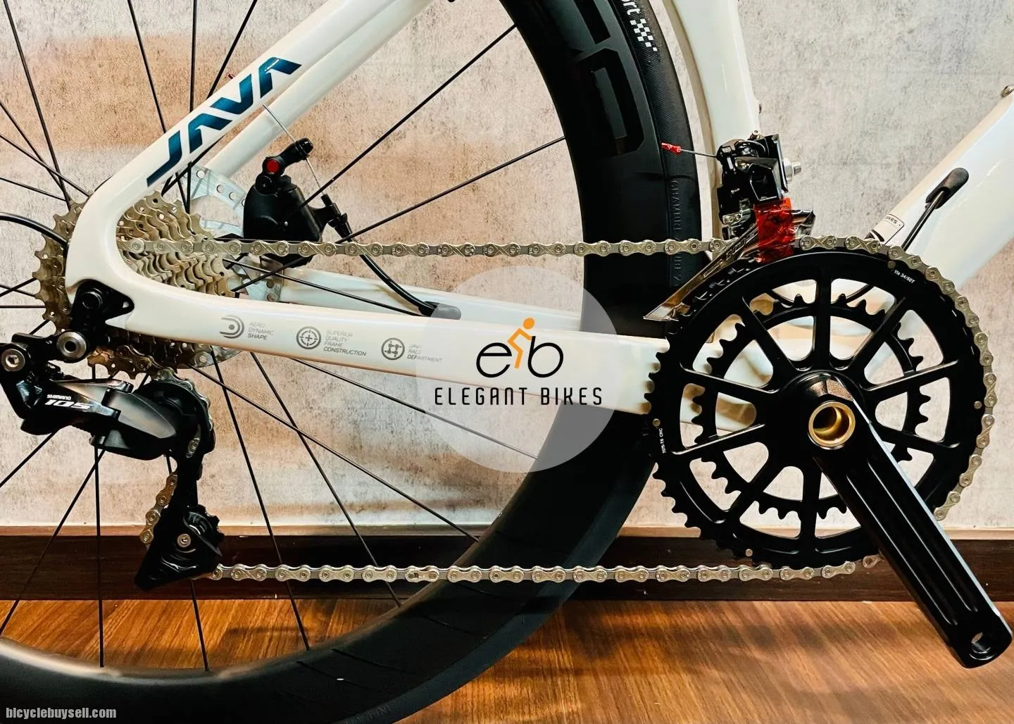 JAVA J-AIR UCI FRAME FUOCO DISC CARBON WHEELSET