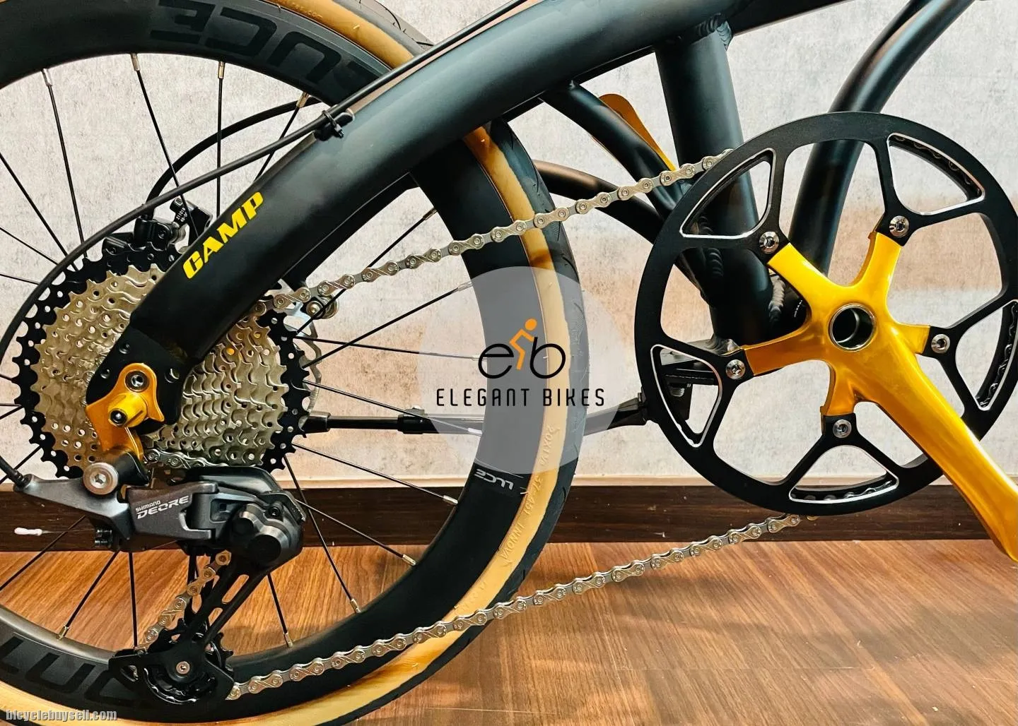 CAMP SNOKE 11SP SHIMANO DEORE 451 WHEELSET INTERNAL ROUTING CABLE