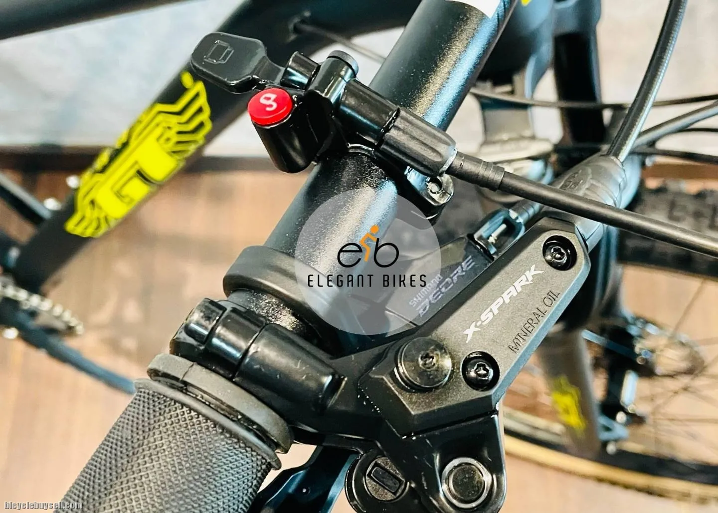 JAVA GT ADVANCE 12SP SHIMANO DEORE REMOTE LOCKUP FORK HOLLOW CRANK