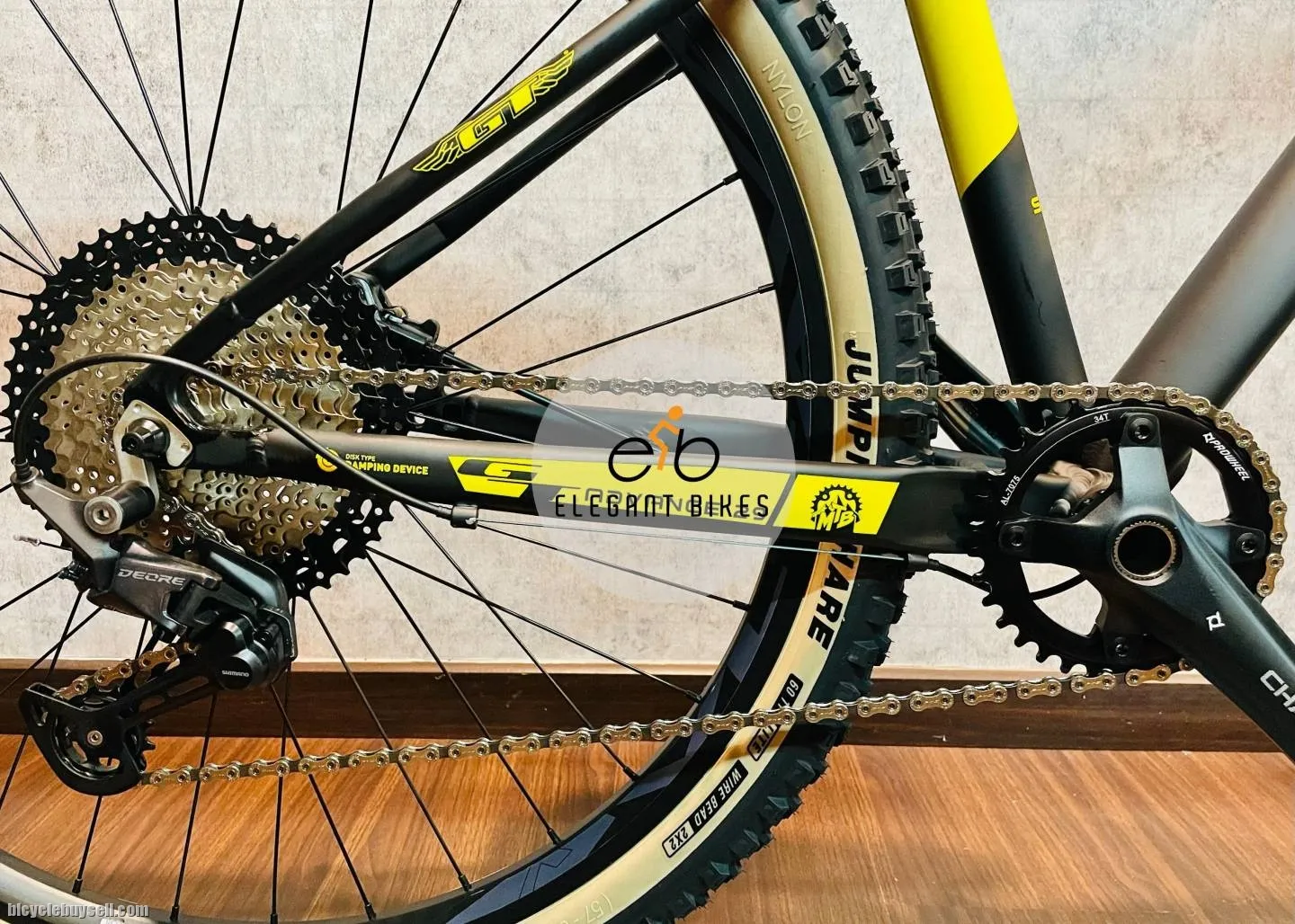 JAVA GT ADVANCE 12SP SHIMANO DEORE REMOTE LOCKUP FORK HOLLOW CRANK