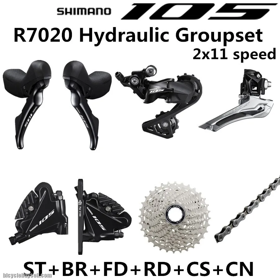 Shimano R7020 Road Bike Groupset (Disc Brake Version) hydraulic