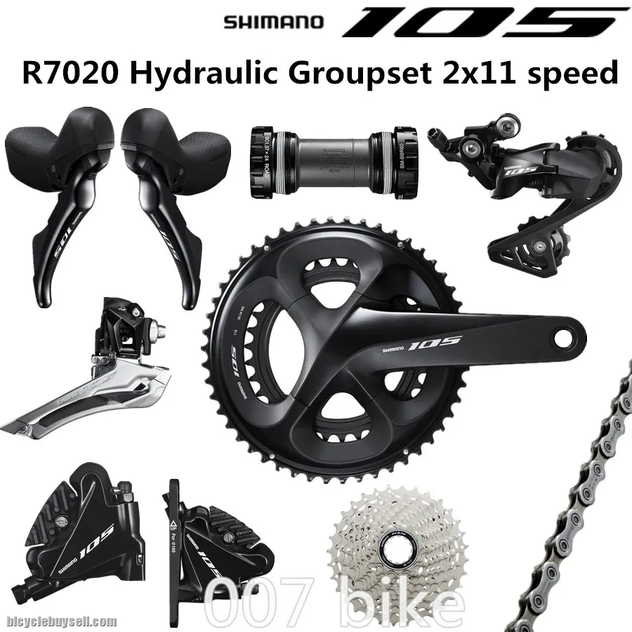 Shimano R7020 Road Bike Groupset (Disc Brake Version) hydraulic