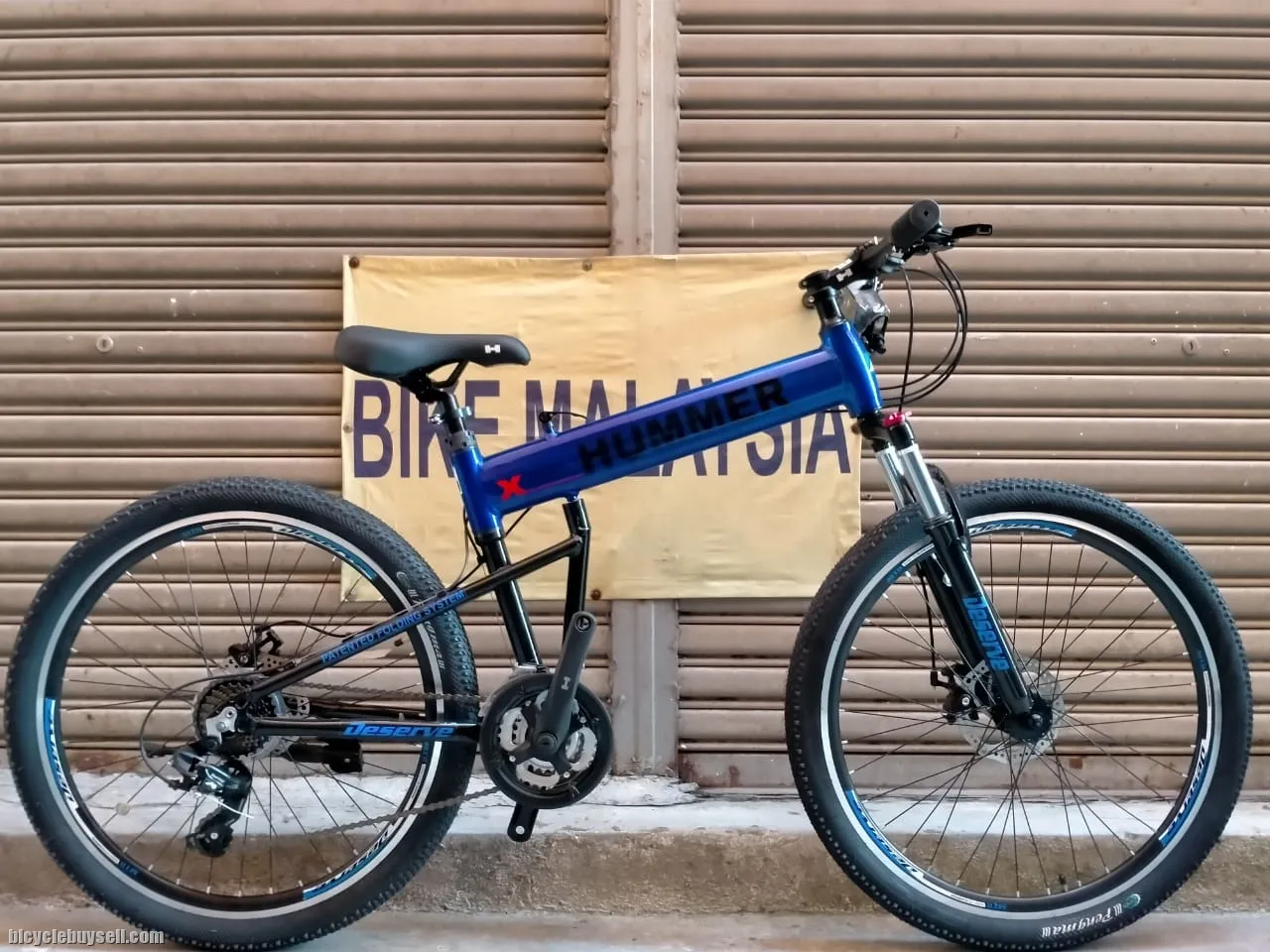 HUMMER DESERVE SHIMANO 24-SPEED FOLDING BIKE