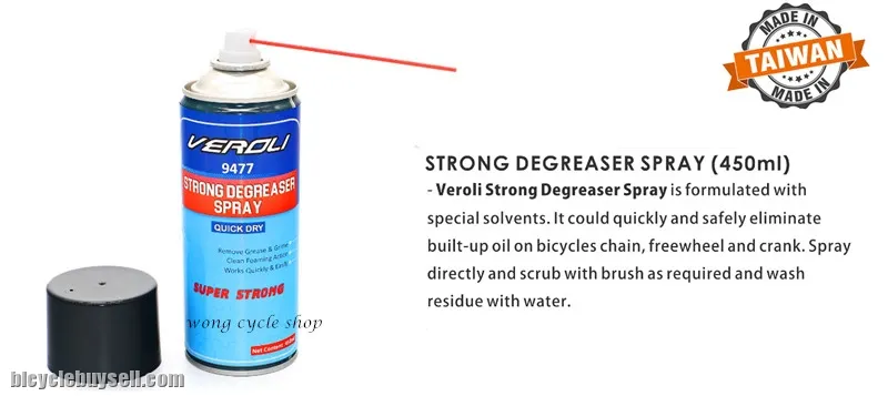 Veroli Degreaser cleaner spray for chain mountainbike/roadbike/foldingbike
