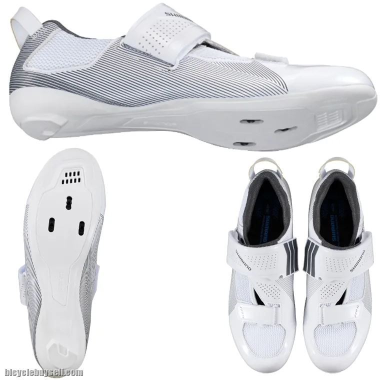 NEW SHIMANO TR5 TR501 Triathlon Road Bike Self-Locking Cycling Shoes Iron Three Shoe Lock Shoes