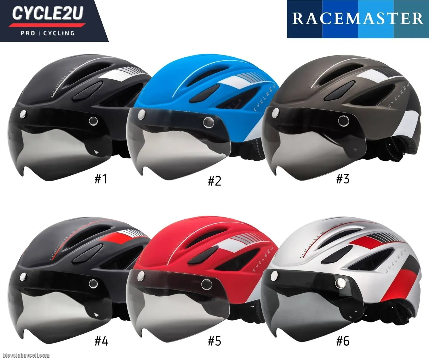 CYCLE2U RACEMASTER Cycling Helmet