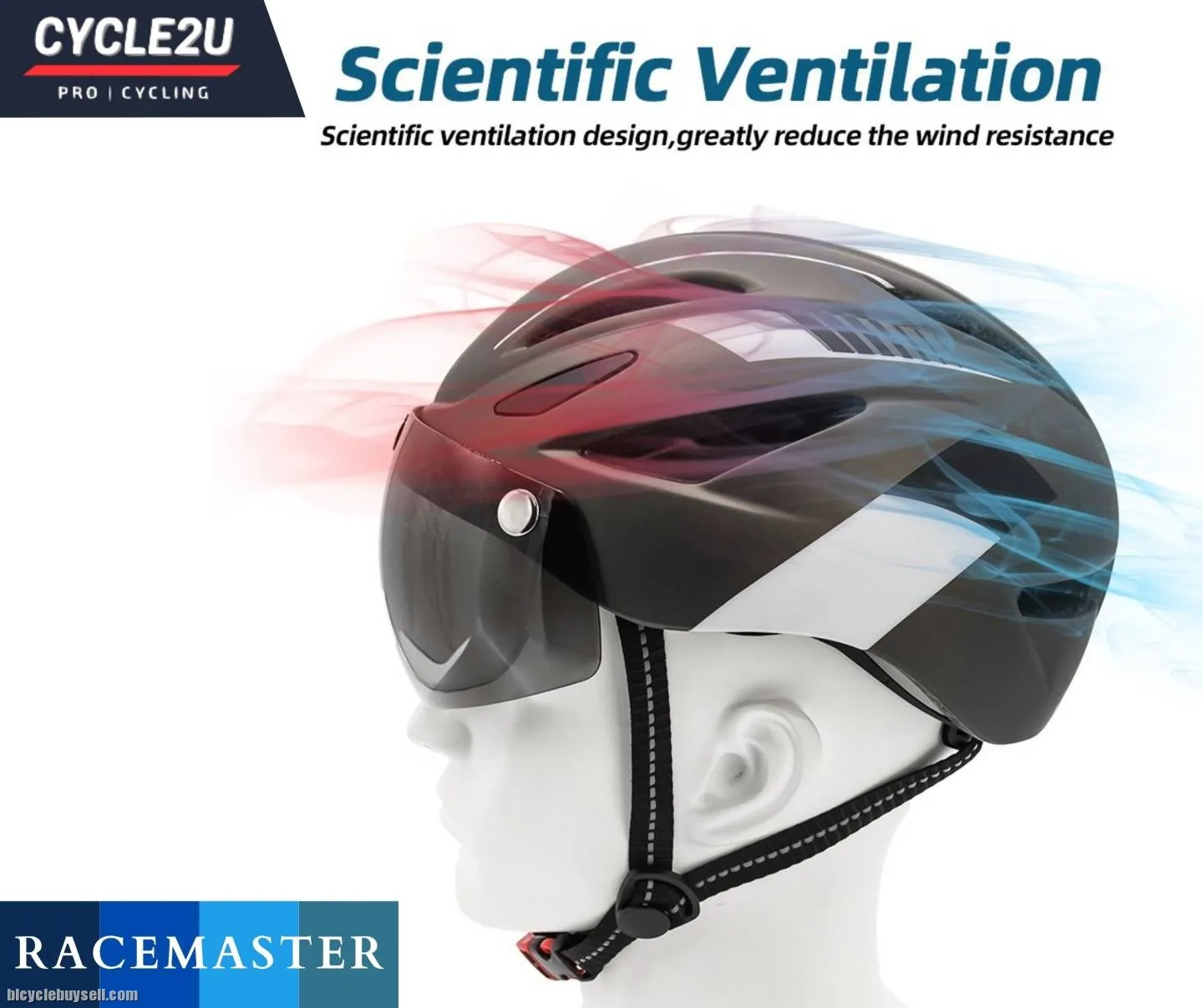 CYCLE2U RACEMASTER Cycling Helmet