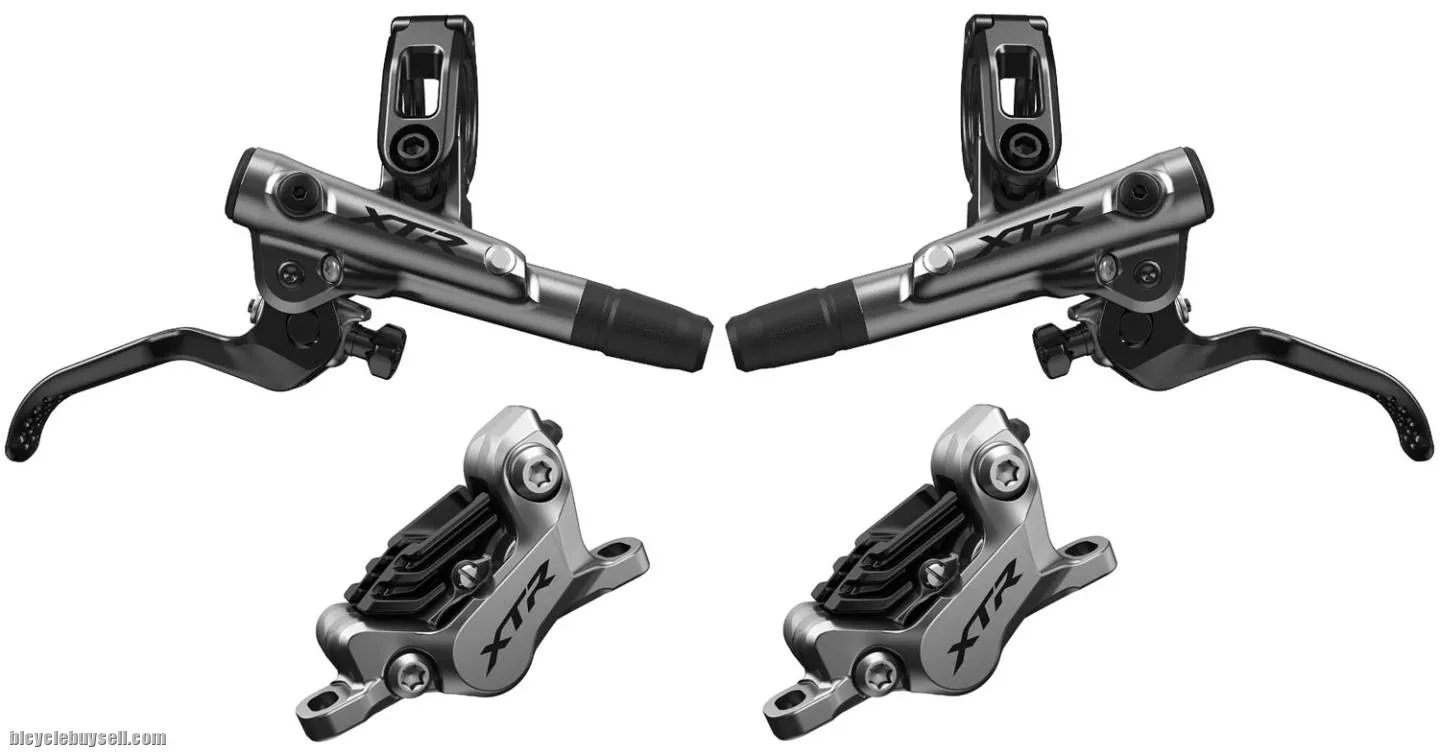Shimano XTR BR-M9120 M9100 4-Piston Hydraulic Disc Brake Set Front+Rear