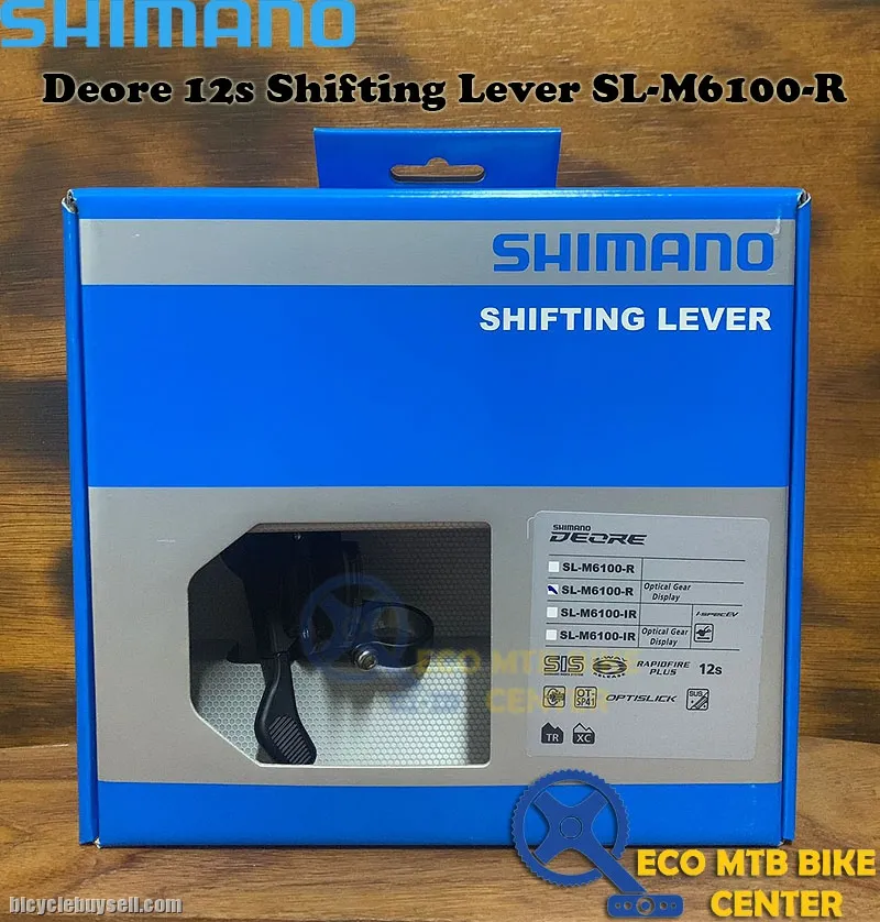 SHIMANO Deore 12S M6100 Rear Derailleur + Shifting Lever (RD-M6100-SGS) + (SL-M6100-R)