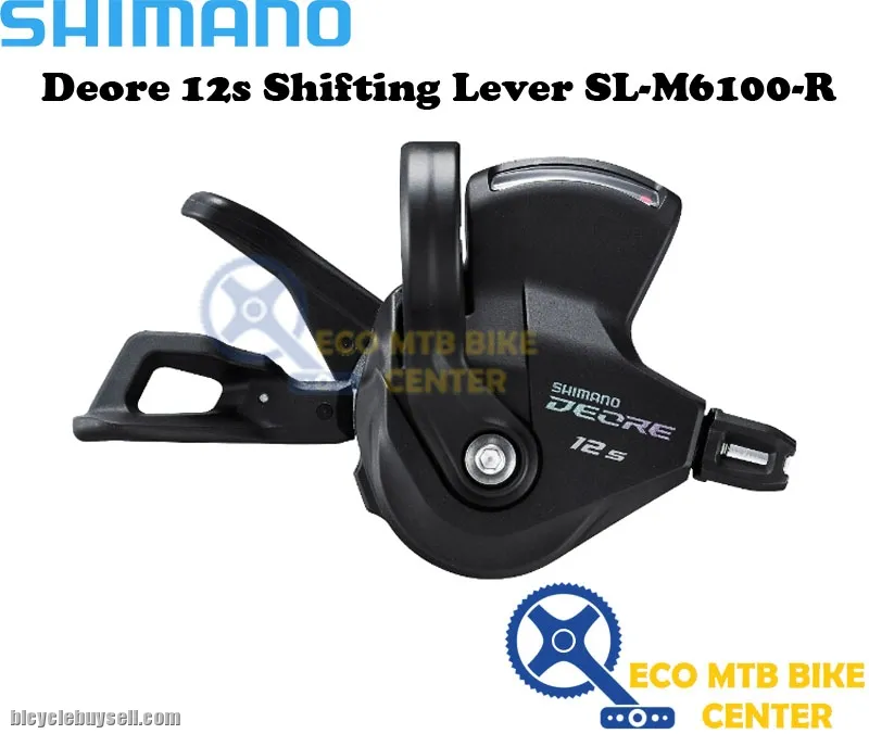 SHIMANO Deore 12S M6100 Rear Derailleur + Shifting Lever (RD-M6100-SGS) + (SL-M6100-R)