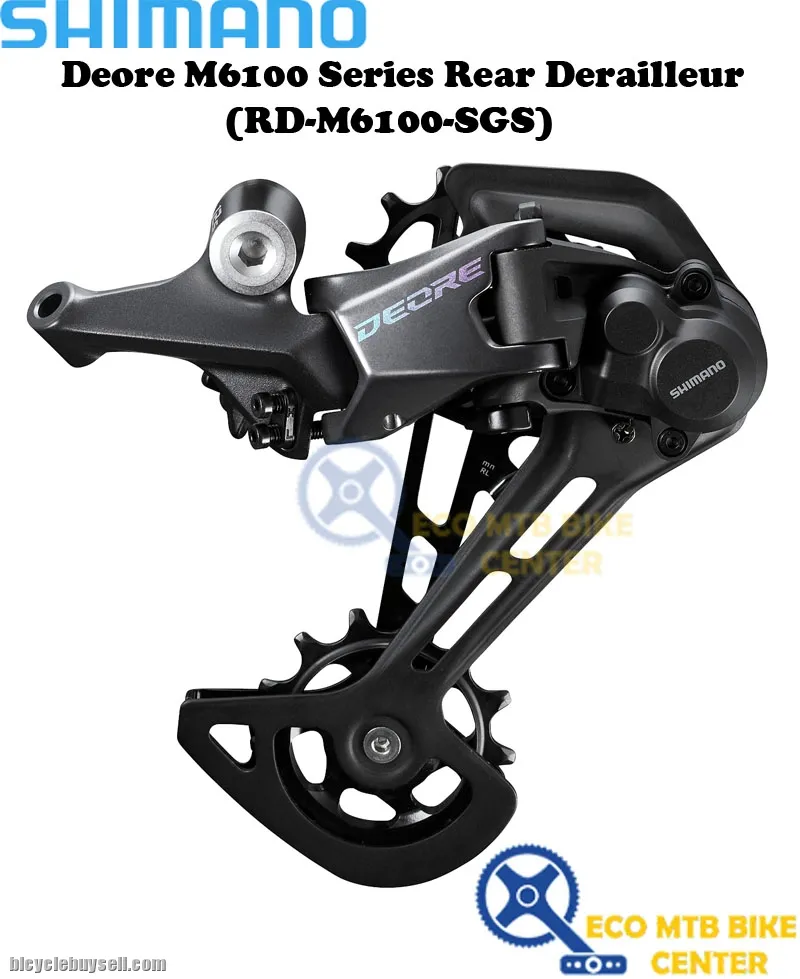 SHIMANO Deore 12S M6100 Rear Derailleur + Shifting Lever (RD-M6100-SGS) + (SL-M6100-R)