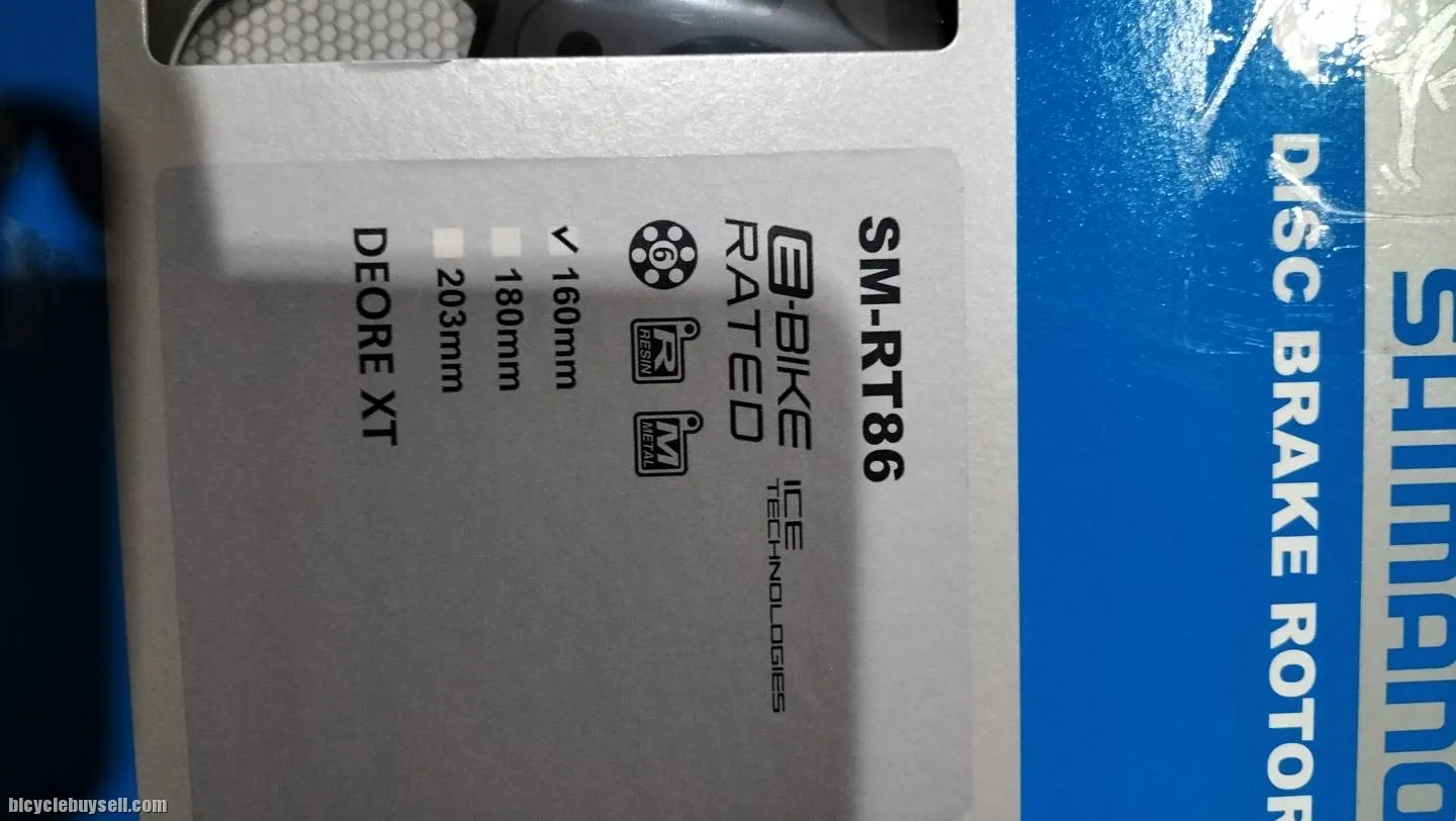 SHIMANO XT SM-RT86 6 BOLT ICE-TECH ROTOR