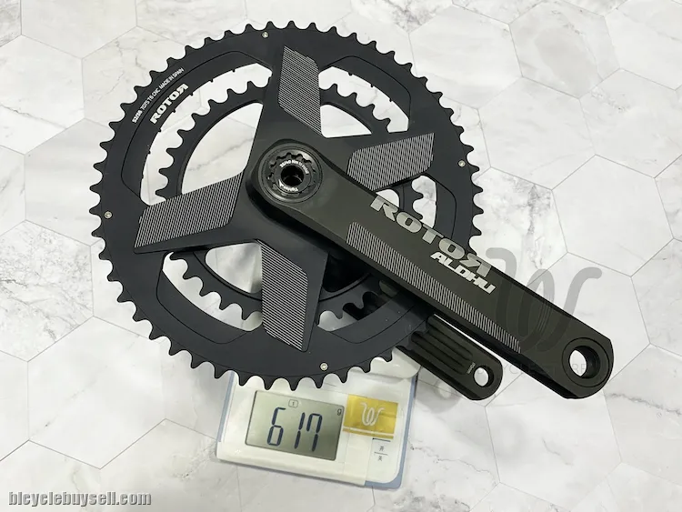 ROTOR ALDHU DM CRANKSET KIT Crankarm Chainring (24MM) QRING 355g Superlight