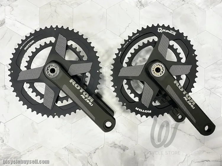 ROTOR ALDHU DM CRANKSET KIT Crankarm Chainring (24MM) QRING 355g Superlight