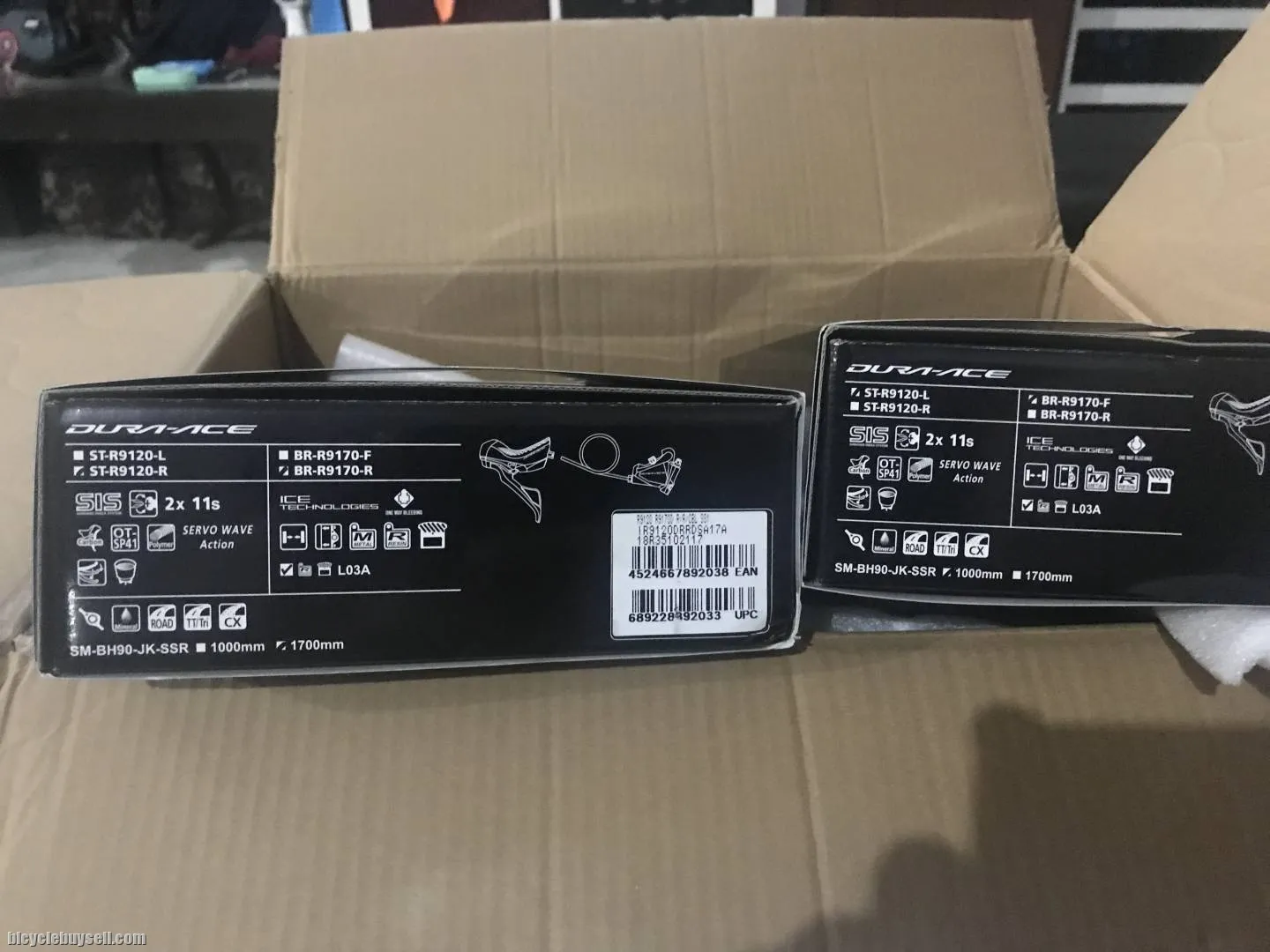 New Durace 9120 shifter(Disc Brake)