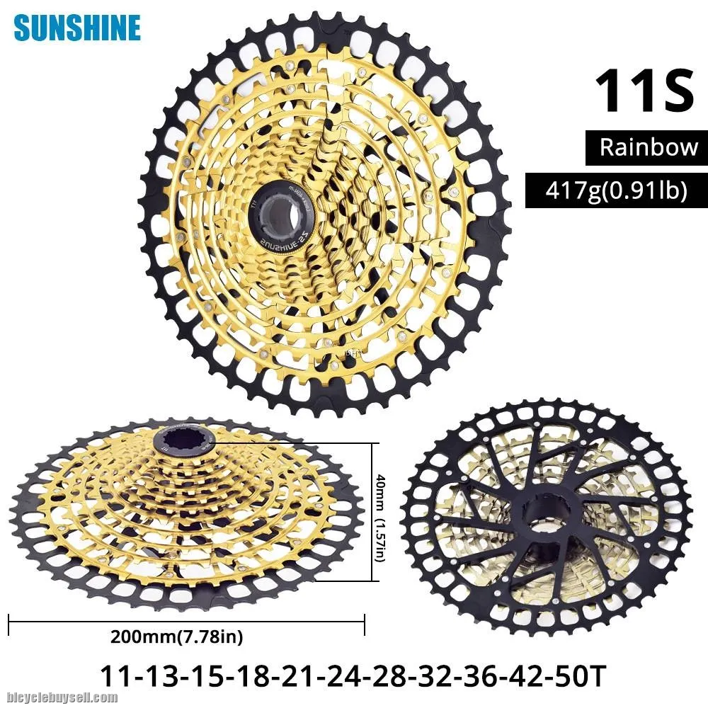 Sunshine SWTXO 12s 11s 11-50 Ultralight Cassette 11-50T 12 Speed 11 Speed Sprocket MTB HG Ultimate