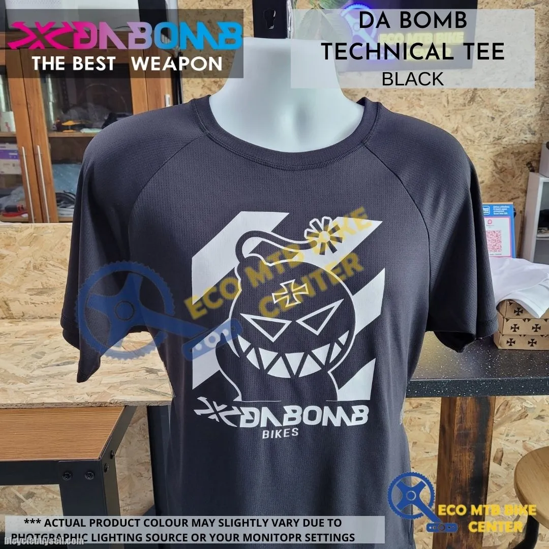 DA BOMB TECHNICAL TEE (NEW 2022) WHITE/BLACK
