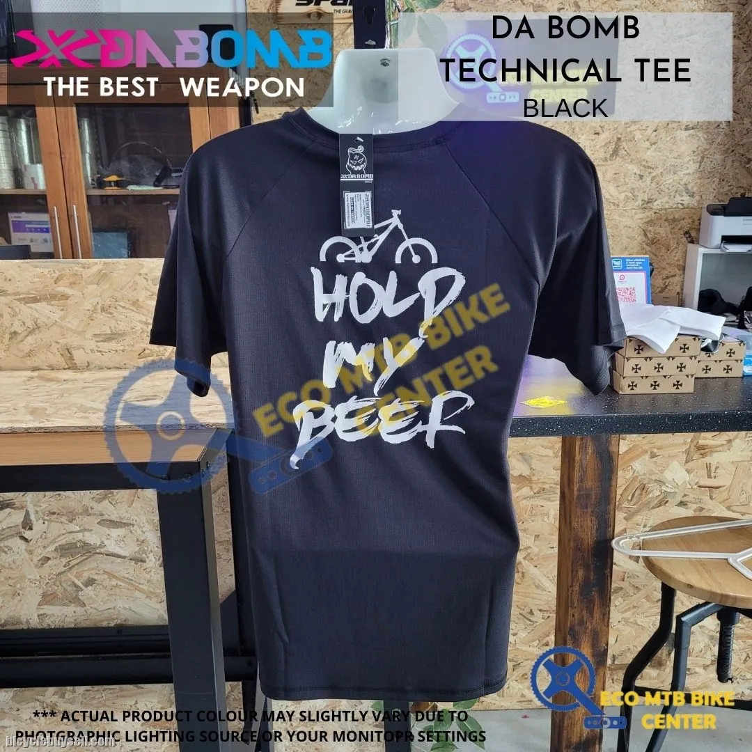 DA BOMB TECHNICAL TEE (NEW 2022) WHITE/BLACK