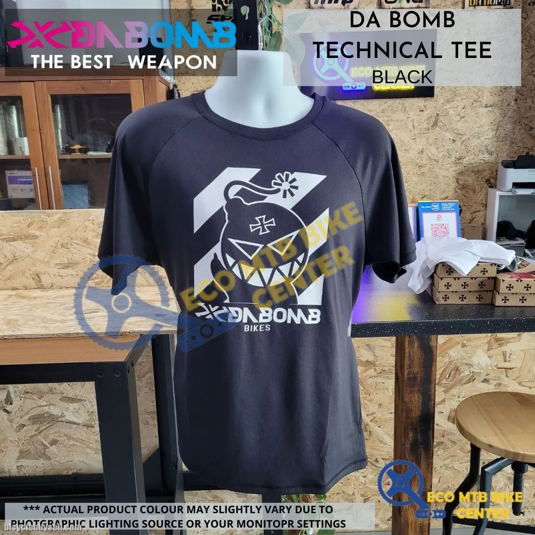 DA BOMB TECHNICAL TEE (NEW 2022) WHITE/BLACK