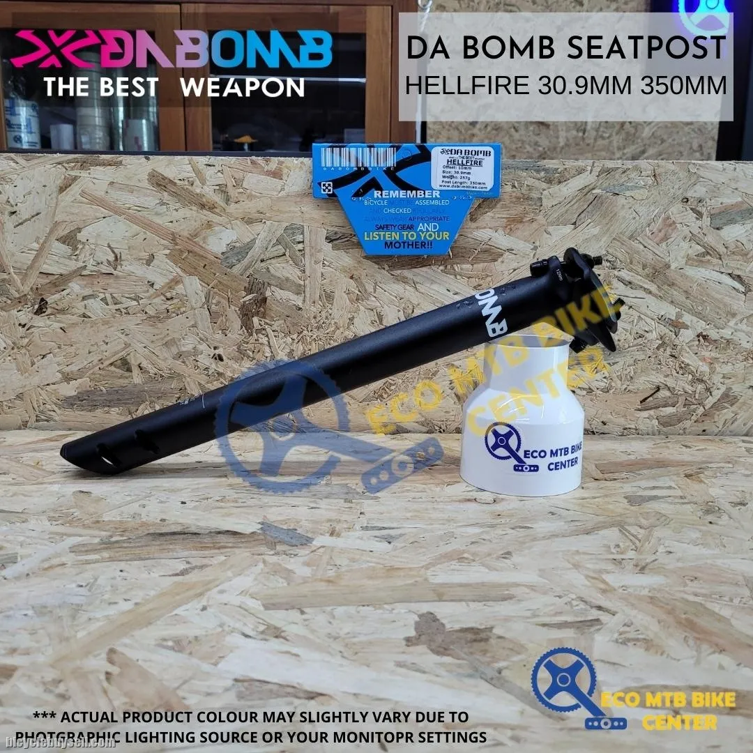 DA BOMB SEAT POST HELLFIRE 30.9MM/31.6MM 350MM
