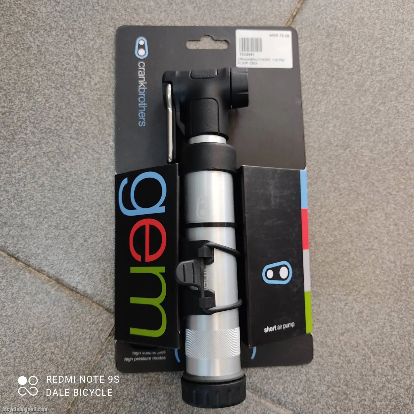 CRANKBROTHERS 130PSI PUMP GEM