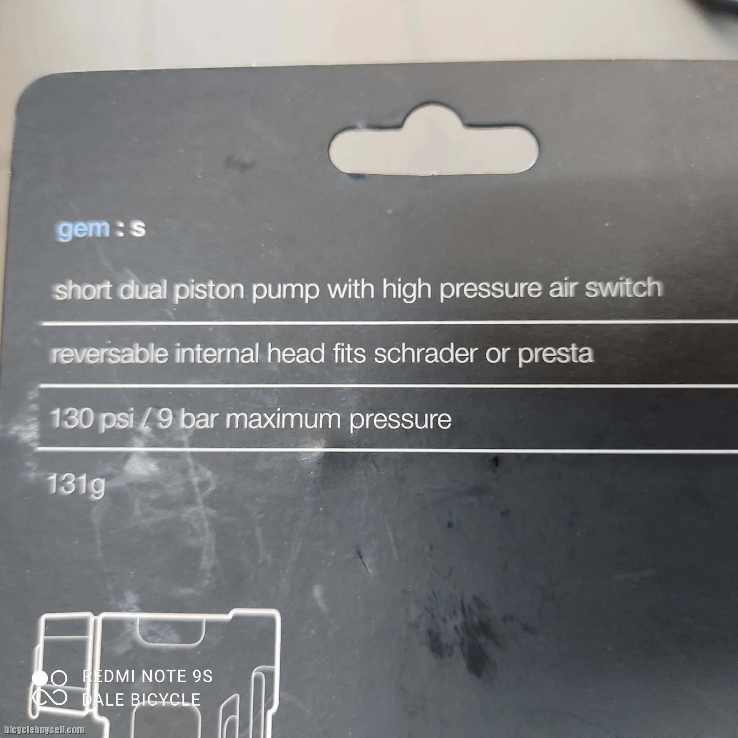 CRANKBROTHERS 130PSI PUMP GEM