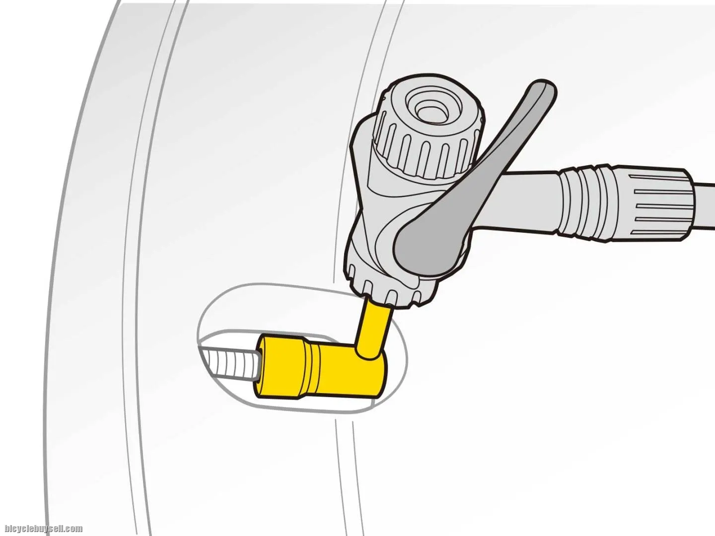 Topeak Disc Wheel Pump Adaptor Valve